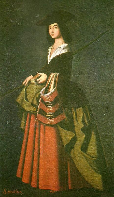 Francisco de Zurbaran st. marina